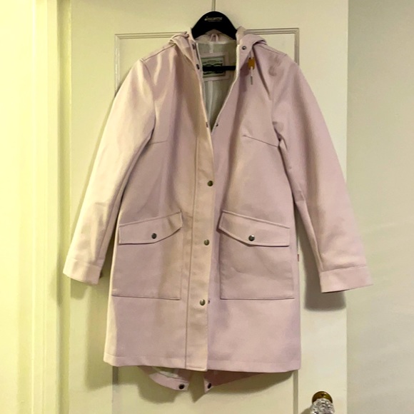 Levi Strauss Pink Midweight Rubberized Rain Fishtail Parka Jacket - Picture 2 of 2